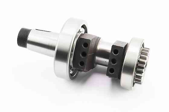 Колінвал R180NM+підшипники+шестерня, запресований, з канавкою під ст. кільце Київ