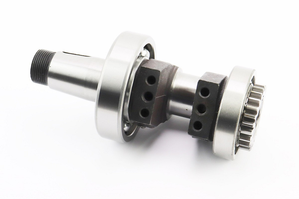 Колінвал R180NM+підшипники+шестерня, запресований, з канавкою під ст. кільце Київ - фото 2