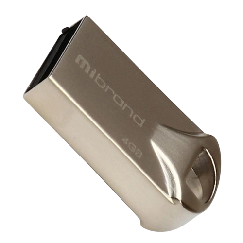 Флешка 4Гб USB 2.0 срібний Hawk Mibrand Житомир