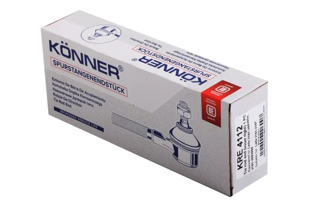 Наконечник рульової тяги 2108 Konner правий з гайкою Вінниця - фото 3