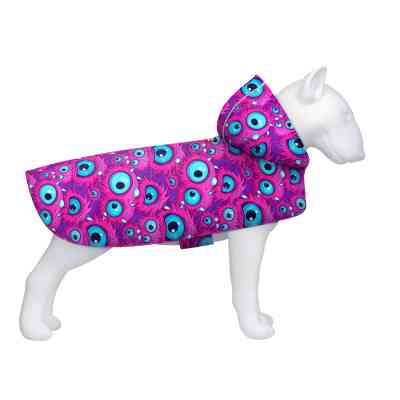 Дождевик для животных WAUDOG Clothes Накидка с капюшоном Глаз монстра XXS (354-4049) Винница