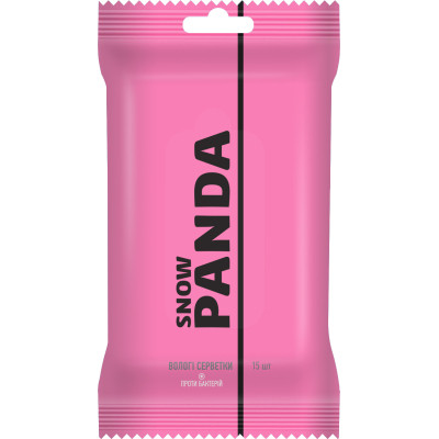 Вологі серветки Сніжна Панда Сакура 15 шт. (4823019008708) Вінниця - фото 1