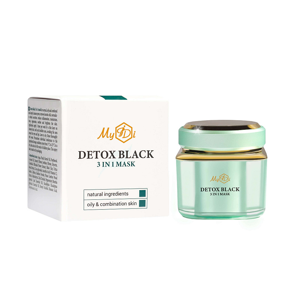 Детокс черная маска 3в1 для проблемной кожи MyIDi 50 мл Киев - изображение 7