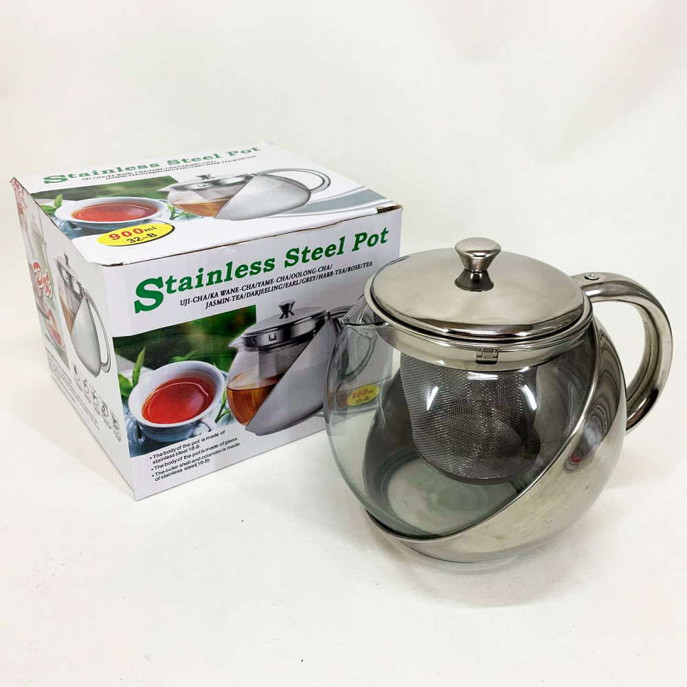 Стильний чайник для заварювання UNIQUE UN-1163 0, 90 л, Заварник для трав Чайники заварювання CW-34 Івано-Франківськ - фото 4