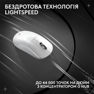 Мышка Logitech G Pro X Superlight 2 Lightspeed Wireless White (910-006638) Винница - изображение 4