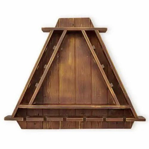 Настінна винна полиця "Навалі" терракот Миколаїв - фото 1