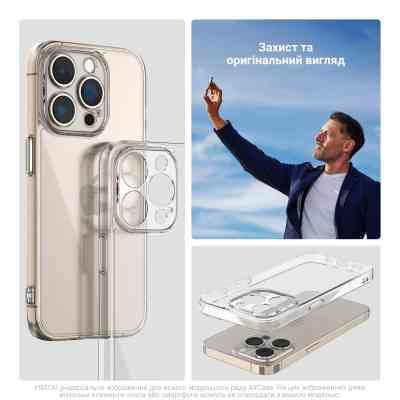 Чехол для мобильного телефона Armorstandart Air Google Pixel 8a Camera cover Clear (ARM77803) Винница