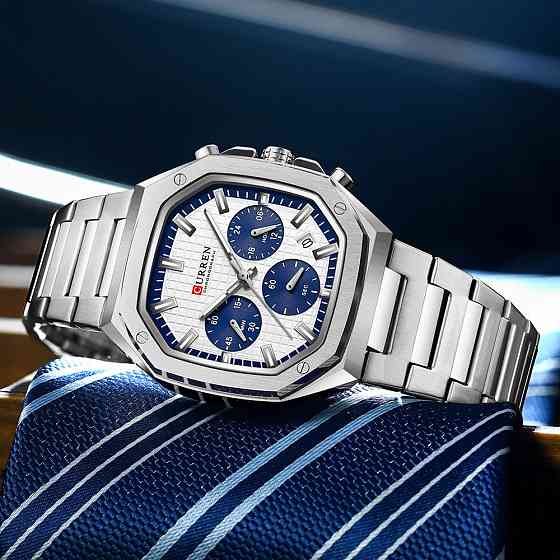 Curren 8459 Silver-White SBR Київ