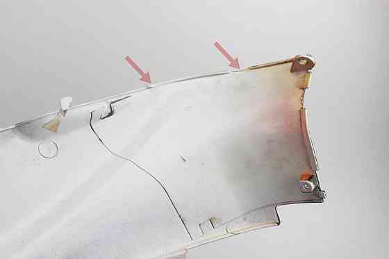 УЦІНКА Honda DIO AF-34 пластик - к-кт фарбований 5 деталей (голова під диск. гальмо з кришкою лючка), ЧОРНИЙ (брак фарбування, див.фото) Киев