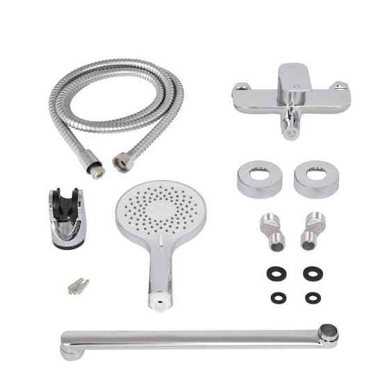 Смеситель для ванны Qtap Vlasta New c душевым гарнитуром QTVLA260CRM45644 хром Киев