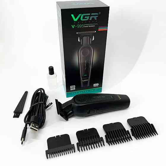 Универсальная машинка для стрижки головы и бороды VGR V-995, Професиональная машинка для стрижки волос CI-75 Львов