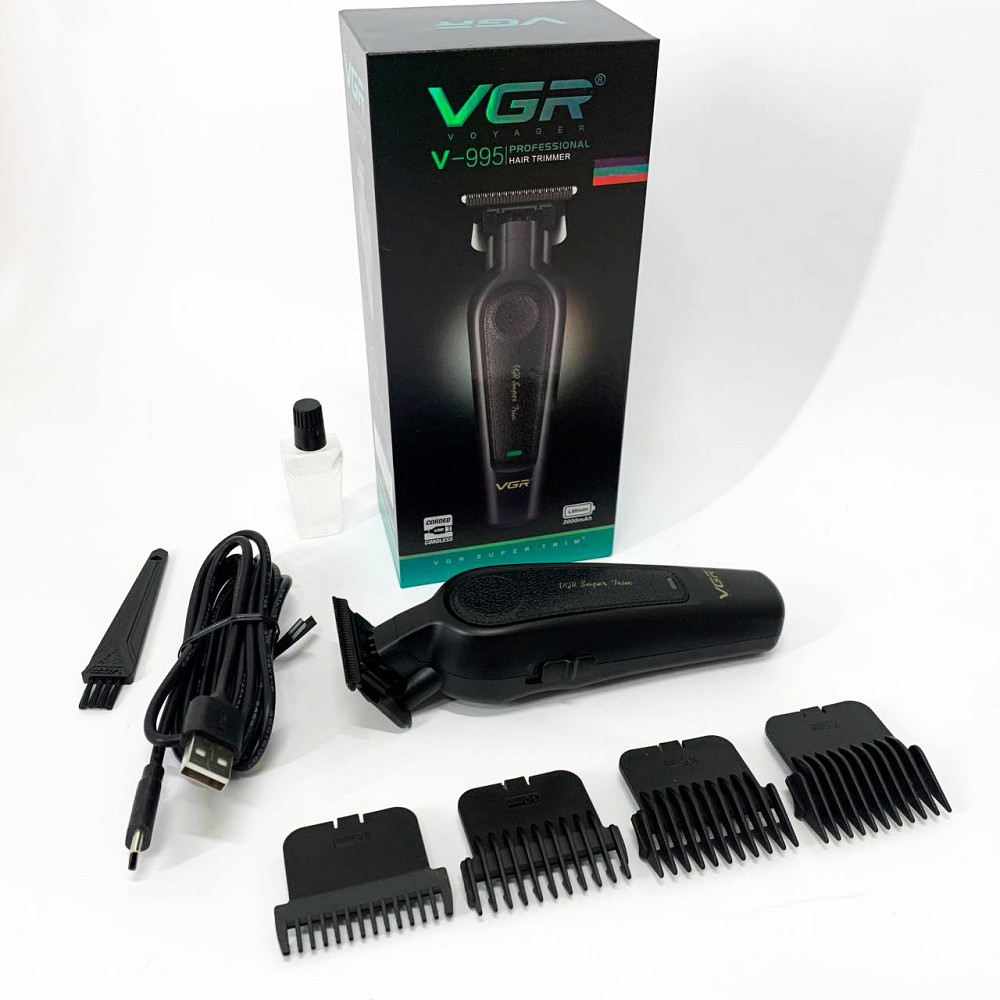 Универсальная машинка для стрижки головы и бороды VGR V-995, Професиональная машинка для стрижки волос CI-75 Львов - изображение 4