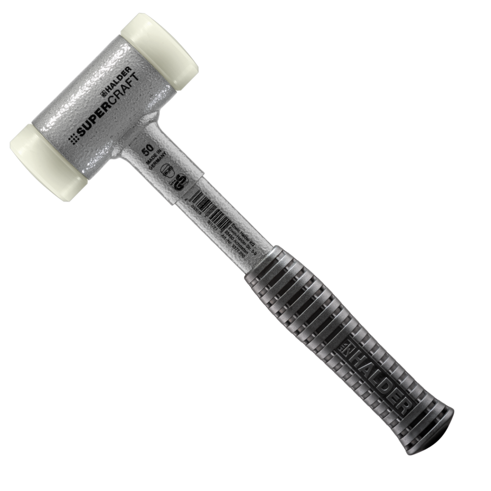 Молоток безынерционный HALDER Supercraft 3377 с прорезиненной ручкой, Ø=50 мм, m=1150 г, І=315 мм Одесса - изображение 1