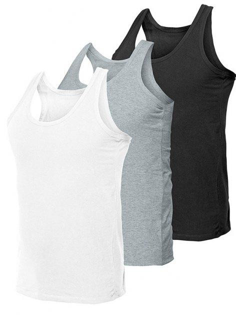 Набір чоловічих майок із бавовни Lans L 11.03 L Київ - фото 1