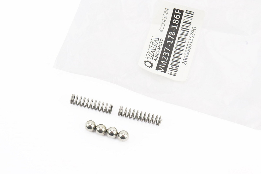 Пружина шестерні 2шт D-6mm, L-22mm + кулька 4шт D-6mm к-кт Київ - фото 1