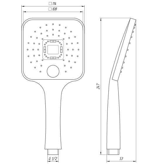Душова лійка Globus Lux NS-003-00 Київ