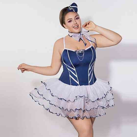 Эротический костюм стюардессы JSY P61122 Plus Size Sex Aura Киев