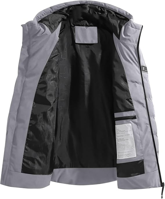 Куртка-парка з підігрівом 15 зон, Softshell, 3 режими, USB, біла, вітрозахисна, з капюшоном, унісекс Київ - фото 7