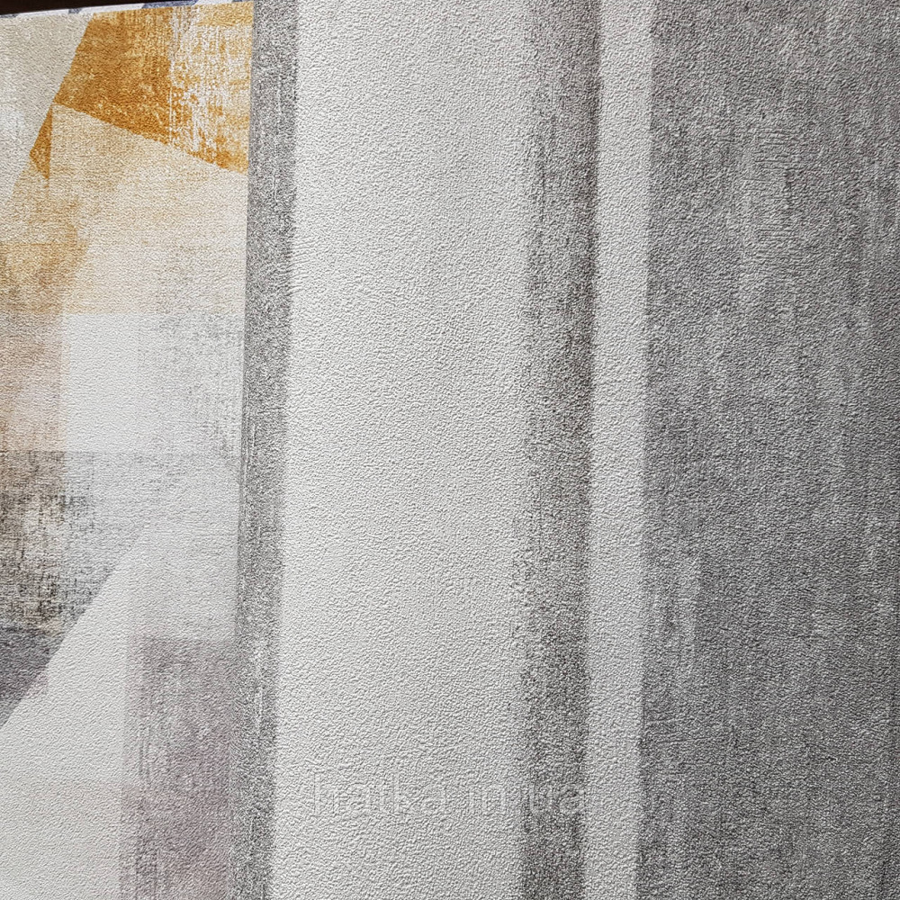 Шпалери вінілові на флізелін Rasch Linares 0.53х10 смуги широкі ефект потертості сірі білі 617764 Київ - фото 2