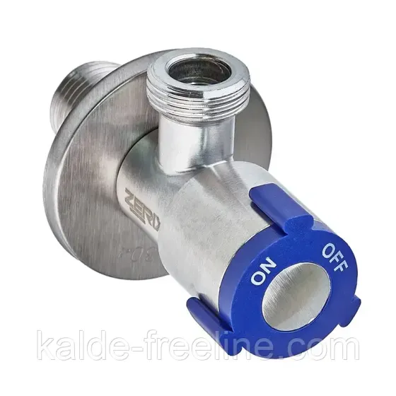Кран для підключення сантехприладів 1/2x1/2 з нерж. сталі SUS304 Харків