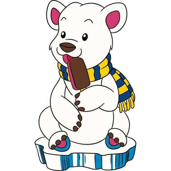 Дитяча розмальовка ArtCraft Білий ведмедик 25х30 см (15117-AC) Харків