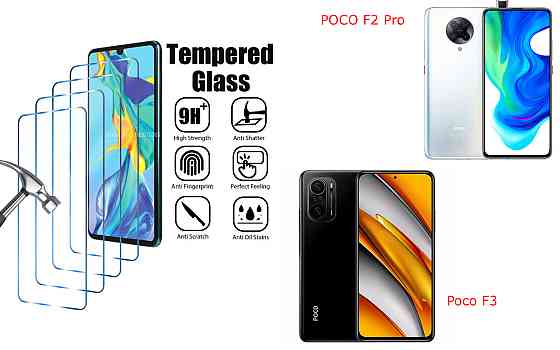 Захисне скло ArmorGlass для POCO F2 Pro, Poco F3 – стійке до подряпин та ударів Київ