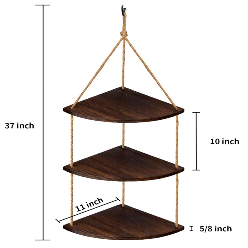 Кутова настінна полиця "Рінкон" капучино Миколаїв - фото 1