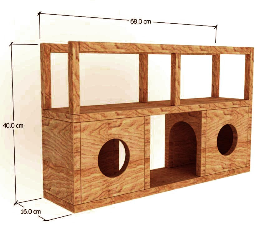 Домик для шиншиллы 