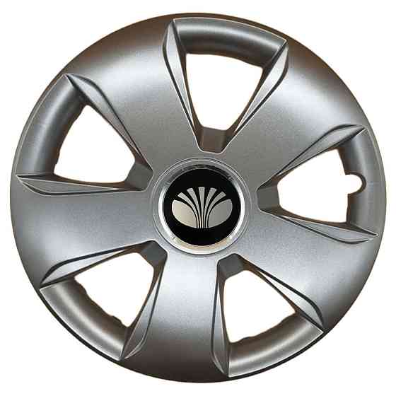 Автомобільні модельні ковпаки R13 Daewoo 102 4шт, SJS, сріблясті Київ