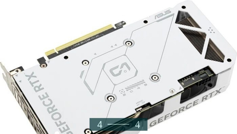 Відеокарта ASUS Dual GeForce RTX 4060 EVO-White 8Gb. Київ - фото 1