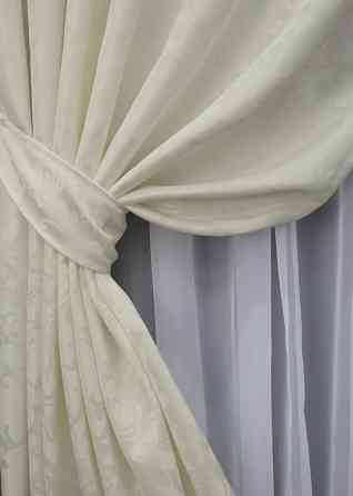 Комплект готовых штор VR-Textil Софт № 1441ш Молочный 140х270 см 2шт (33-0339) Киев