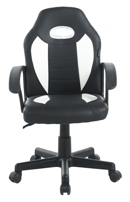 Кресло компьютерное геймерское игровое Bonro B-043 офисное для компьютера Белый Киев - изображение 2