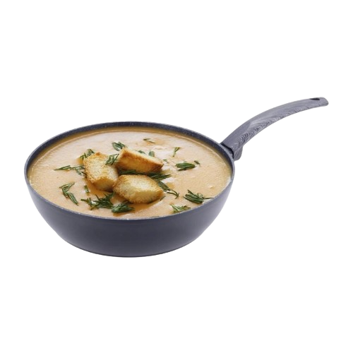 Сковорідка-сотейник d24см алюміній а/п Black marble 4134 KAMILLE Житомир