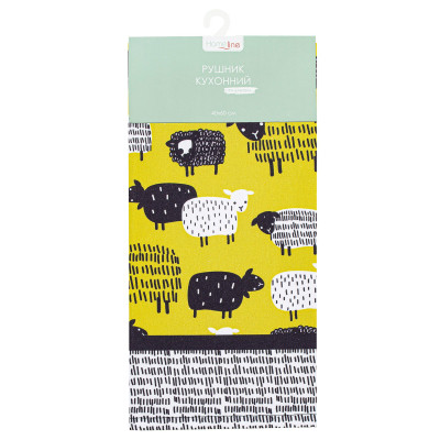 Полотенце Home Line кухонное Овечки 40x60 см (182818) Винница - изображение 1