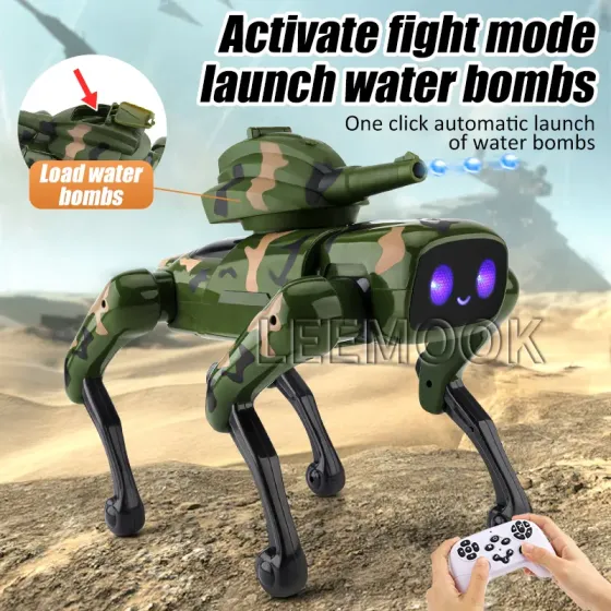 Интерактивный робот-пес, стреляющий шариками орбиз UFT Smart Dog MECH GUARDIAN Коломыя