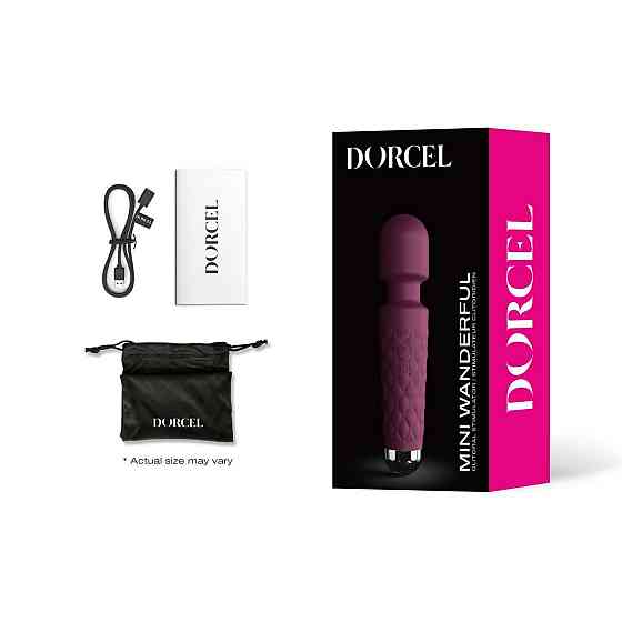 Минивибромассажер Dorcel Wand Mini Wanderful Plum Sex Aura Киев