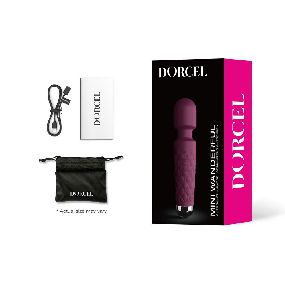 Минивибромассажер Dorcel Wand Mini Wanderful Plum Sex Aura Киев - изображение 5