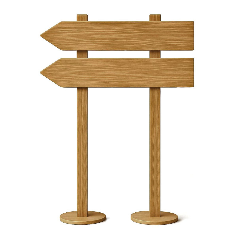 Напольная стрелка-указатель 