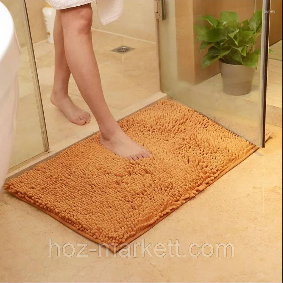 Коврики для ванной и туалета набор ковриков темно - бежевый 90 х 60 см и 60 х 50 см Харьков - изображение 2