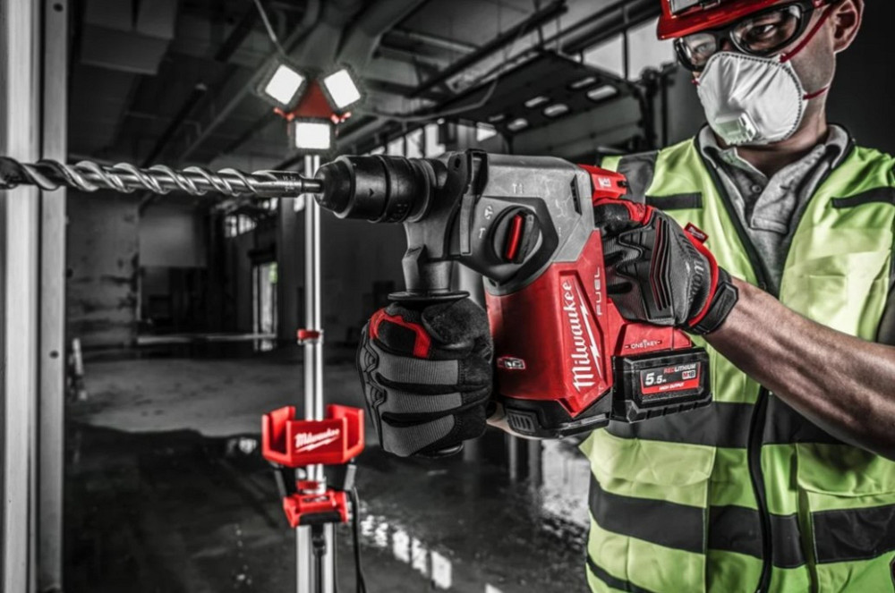 Перфоратор аккумуляторный SDS-PLUS MILWAUKEE, M18 ONEFHX-0X, 2,5Дж (каркас, патрон FIXTEC 13мм, HDкейс) Одесса - изображение 9