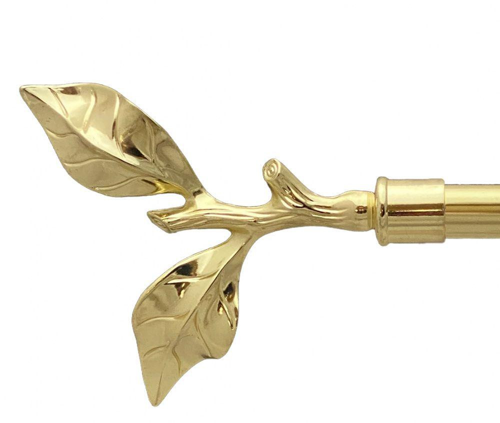 Закінчення для карнизу Orvit ЛИСТОК ТРОЯНДИ 19 мм ЗОЛОТО Львов - изображение 1