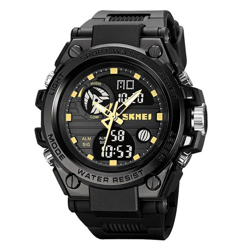 Годинники наручні SKMEI 2031BKGD, ЧОРНИЙ/ЗОЛОТИЙ, 10290 Дніпро - фото 1