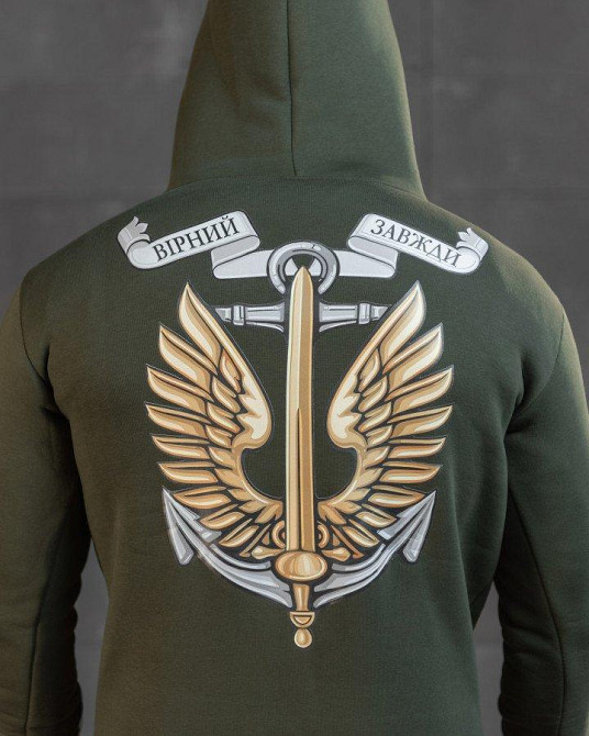 Худи CELEO на флисе Верный всегда масло ВТ7987 Одесса - изображение 4