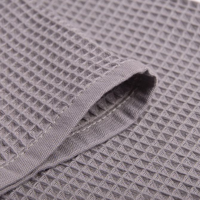 Вафельний рушник Ideal Textile 70х140 см 240 г/м2 (56860827) Сірий Чернівці - фото 3