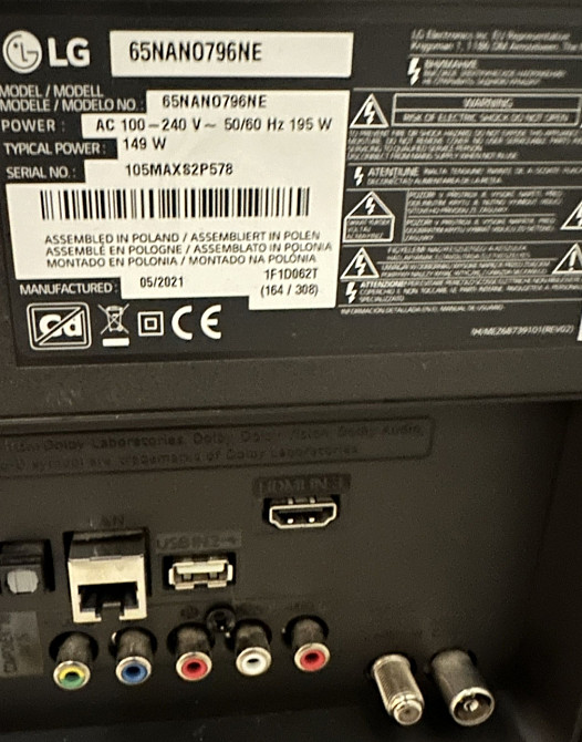 Телевизор LG 65 Smart Tv 2021рік Киев - изображение 3