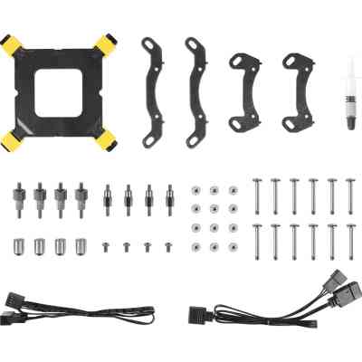 Система рідинного охолодження Azza HEX 360 (LCAZ-360H-ARGB) Вінниця