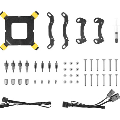 Система жидкостного охлаждения Azza HEX 360 (LCAZ-360H-ARGB) Винница - изображение 6