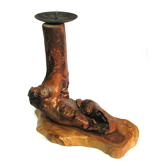 Декоративний свічник з дерева Київ - фото 2