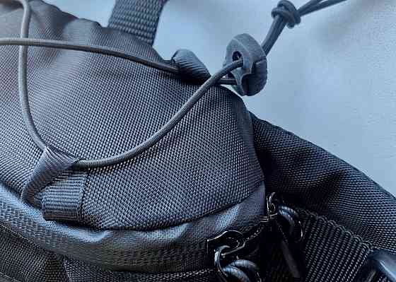 Тактична сумка бананка вологозахищена Чорного кольору. Харків