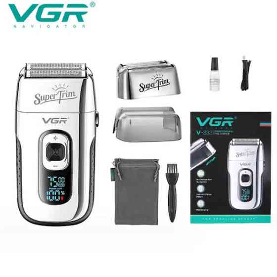 Электрическая бритва для качественного бритья VGR, Бритва портативная аккумуляторная YK-42 Львов